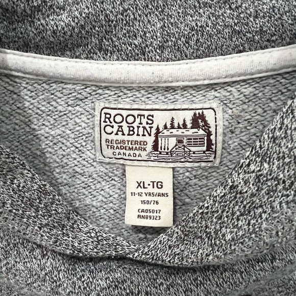 Roots salt and pepper hoodie 150/76 size 11-12 years - Picture 3 of 4